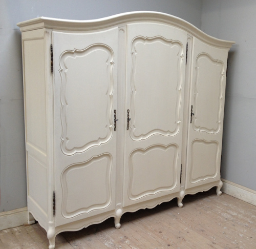 vintage french 3 door armoire